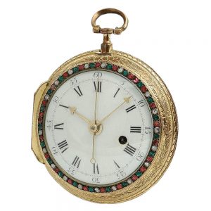 English remarkable watch with centre seconds Circa 1780