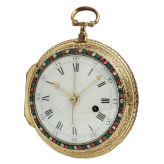 English remarkable watch with centre seconds Circa 1780