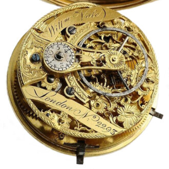 English remarkable watch with centre seconds Circa 1780