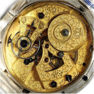 Swiss silver enamel watch for the Chinese market Circa 1870