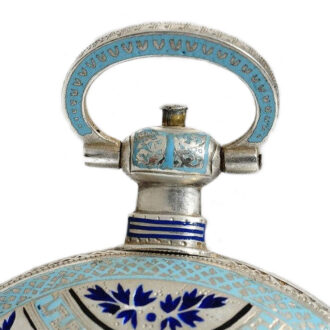 Swiss silver enamel watch for the Chinese market Circa 1870
