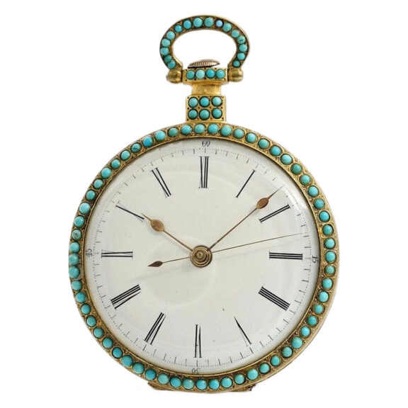 Swiss gold plated pocket watch for the Chinese market Circa 1850 Swiss gold plated pocket watch for the Chinese market Circa 1850