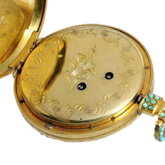 Swiss gold plated pocket watch for the Chinese market Circa 1850 Swiss gold plated pocket watch for the Chinese market Circa 1850