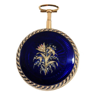 Swiss heavy watch with unusual musical movement Circa 1810