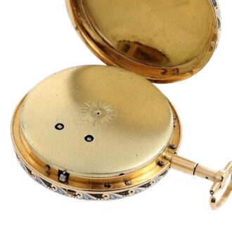 Swiss heavy watch with unusual musical movement Circa 1810