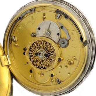 French repeating verge watch with 2 Jacquemarts Circa 1780