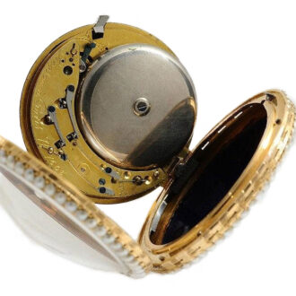 French quarter repeating pocket watch on two bells Circa 1810