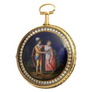 French quarter repeating pocket watch on two bells Circa 1810