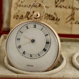 French extremely rare "Montre à Tact" pocket watch Circa 1824