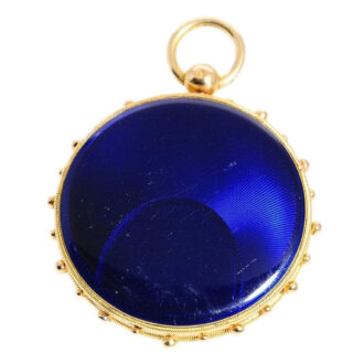French diamond set gold enamel “ à Tact ” watch Circa 1810