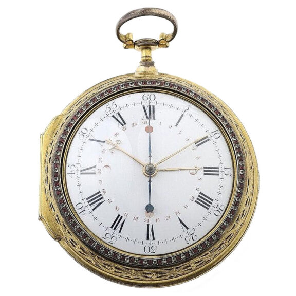 English double-cased coach clock of museum quality Circa 1790