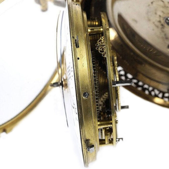 English double-cased coach clock of museum quality Circa 1790 English double-cased coach clock of museum quality Circa 1790