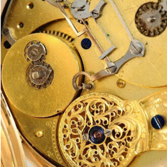 English gold musical watch for the Chinese market Circa 1815