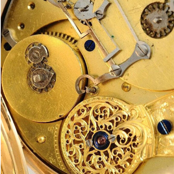 English gold musical watch for the Chinese market Circa 1815 English gold musical watch for the Chinese market Circa 1815