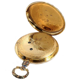 English gold duplex watch for the Chinese market Circa 1815