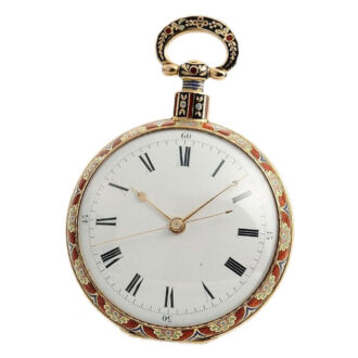 English gold duplex watch for the Chinese market Circa 1815