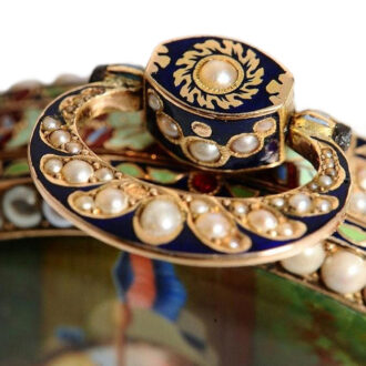 Swiss gold enamel repeater for the Chinese market Circa 1820