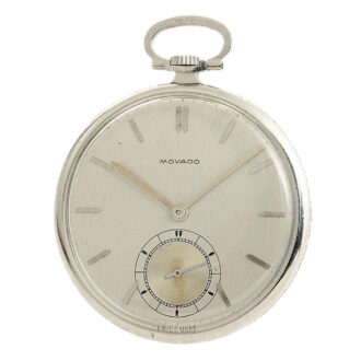 Swiss diamond-set, thin gentleman's pocket watch Circa 1930