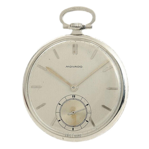Swiss diamond-set, thin gentleman's pocket watch Circa 1930