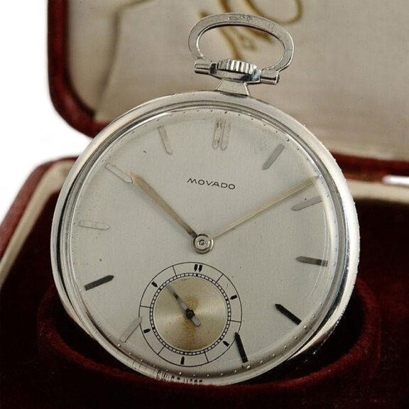 Swiss diamond-set, thin gentleman's pocket watch Circa 1930 Swiss diamond-set, thin gentleman's pocket watch Circa 1930