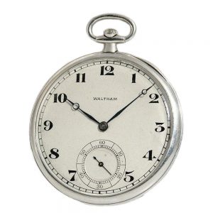 American rare platinum gentleman's pocket watch Circa 1905