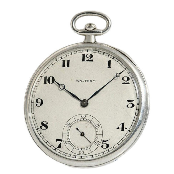 American rare platinum gentleman's pocket watch Circa 1905