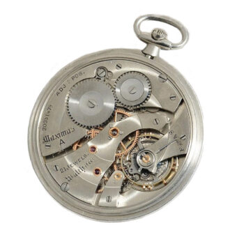 American rare platinum gentleman's pocket watch Circa 1905