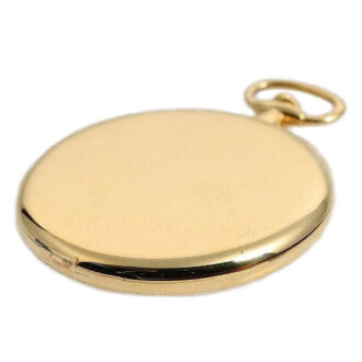 Swiss fine, thin 18k gold gentleman's pocket watch Circa 1917 Swiss fine, thin 18k gold gentleman's pocket watch Circa 1917