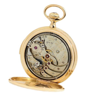 Swiss 18 carat gold five minute repeating lever watch Circa 1896