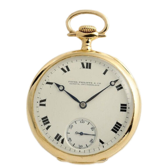 Swiss fine 18k rose gold gentleman's pocket watch Circa 1911