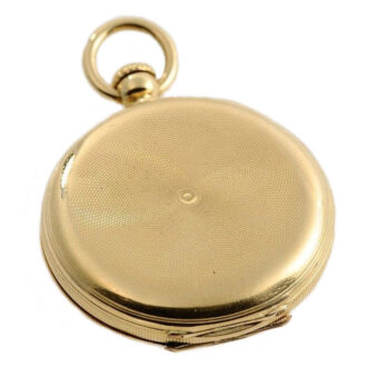 Swiss fine hunting cased early keyless pocket watch Circa 1860