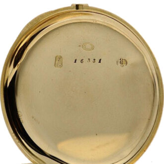 Swiss fine hunting cased early keyless pocket watch Circa 1860