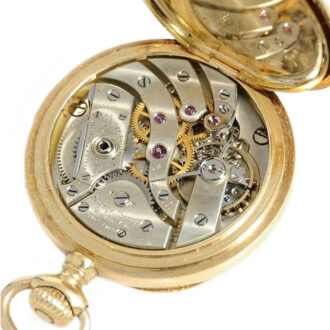 Swiss 18k gold small lady's pendant watch Circa 1898