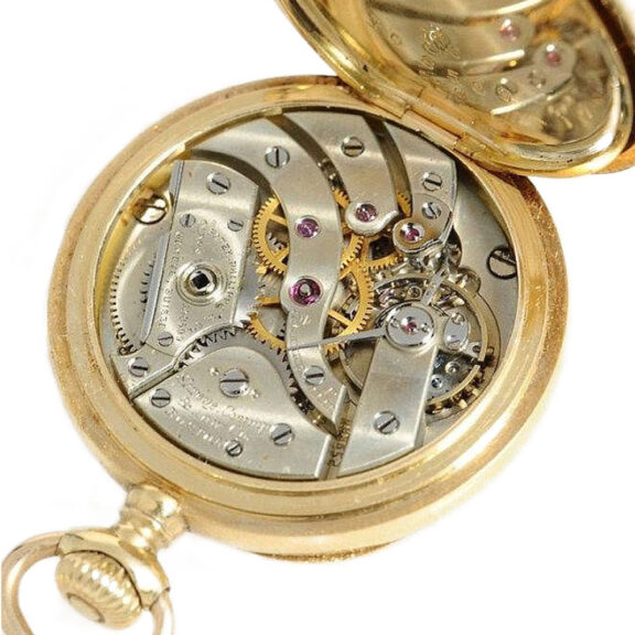Swiss 18k gold small lady's pendant watch Circa 1898 Swiss 18k gold small lady's pendant watch Circa 1898