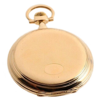 Swiss very fine 18k pink gold Geneva pocket watch Circa 1899