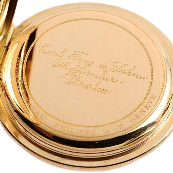 Swiss very fine 18k pink gold Geneva pocket watch Circa 1899 Swiss very fine 18k pink gold Geneva pocket watch Circa 1899
