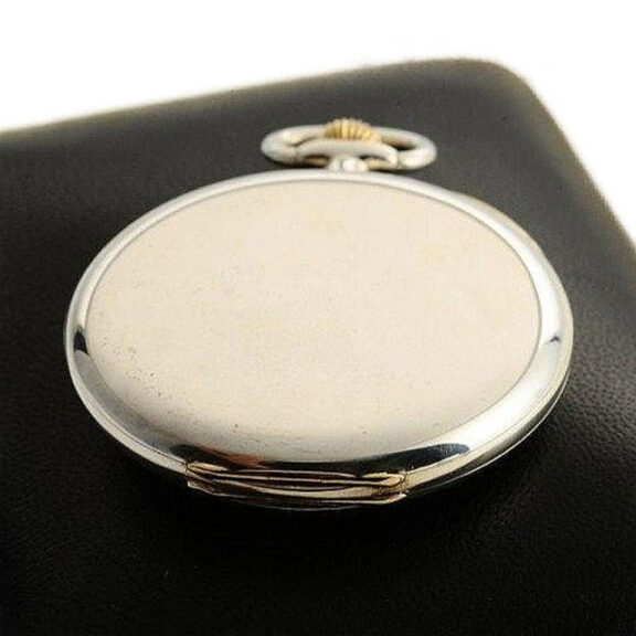 Swiss extremely rare and very fine silver pocket watch Circa 1969 Swiss extremely rare and very fine silver pocket watch Circa 1969