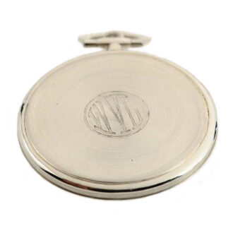Swiss gentleman's platinum Art Deco pocket watch Circa 1920