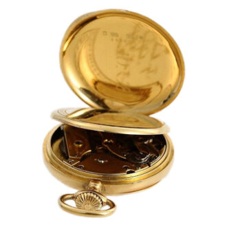 Swiss 18k gold gentleman's fine lever pocket watch Circa 1903