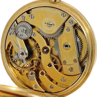 Swiss 18k gold gentleman's fine lever pocket watch Circa 1903