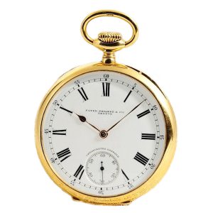 Swiss 18k gold watch “Chronometro Gondolo” Circa 1916