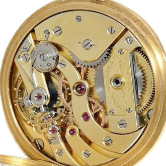 Swiss 18k gold watch “Chronometro Gondolo” Circa 1916