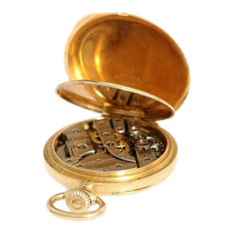 Swiss 18k gold fine small lady's pocket watch Circa 1939 Swiss 18k gold fine small lady's pocket watch Circa 1939