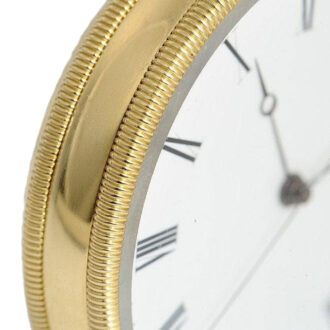 Swiss gold watch with jumping center seconds Circa 1865