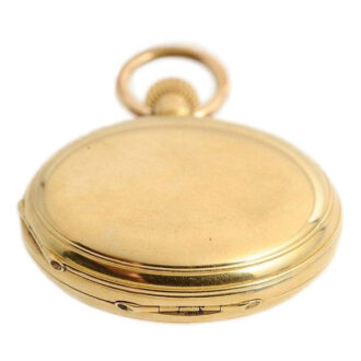 Swiss gold watch with “seconde foudroyante” Circa 1868