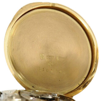Swiss lady's extremely rare gold enamel pocket watch Circa 1893