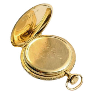 Swiss lady's extremely rare gold enamel pocket watch Circa 1893