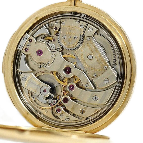 Swiss gold minute repeating pocket watch by Patek Circa 1915 Swiss gold minute repeating pocket watch by Patek Circa 1915