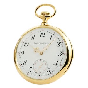 Swiss gold minute repeating pocket watch by Patek Circa 1915