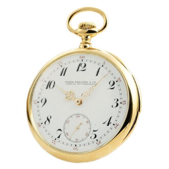 Swiss gold minute repeating pocket watch by Patek Circa 1915